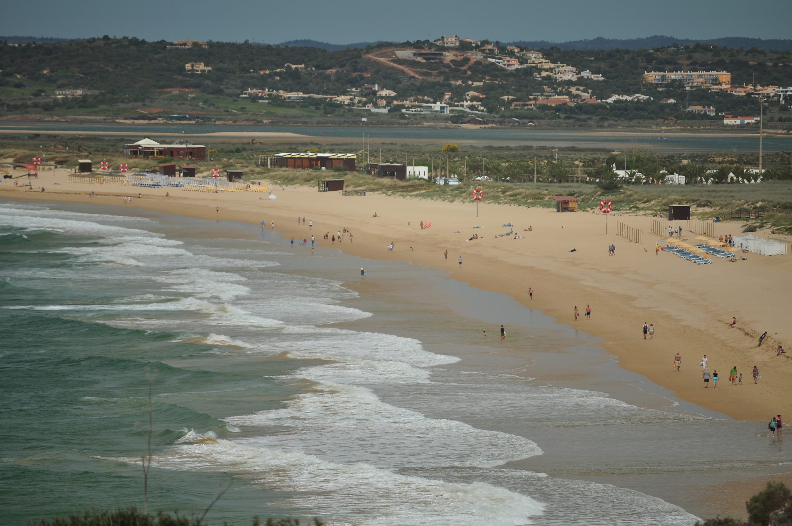 A praia de Alvor