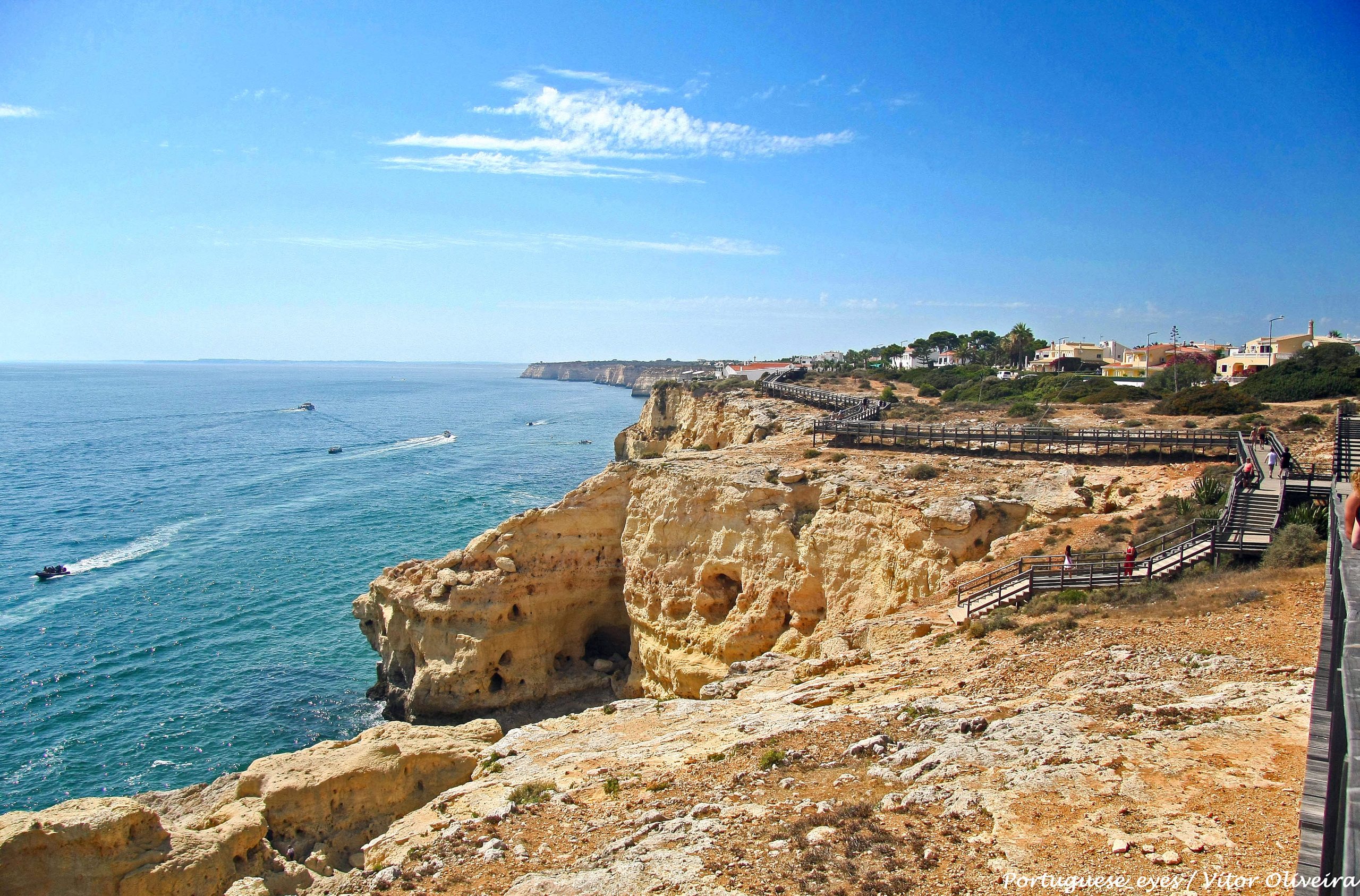 Formações rochosas no Algar Seco, perto de Carvoeiro